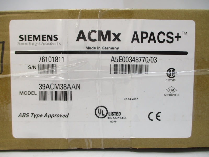 SIEMENS 39ACM38AAN 24VDC 0.35A NSMP
