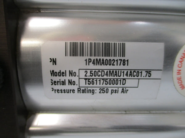 PARKER 1P4MA0021781 2.50CD4MAU14AC01.75 250PSI NSNP