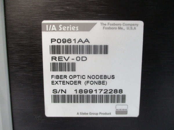 FOXBORO P0961AA REV. 0D NSNP