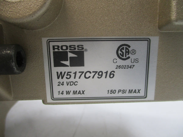 ROSS 2772B9001 24VDC 150PSI NSNP