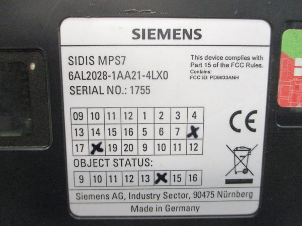 SIEMENS 6AL2028-1AA21-4LX0 NSNP