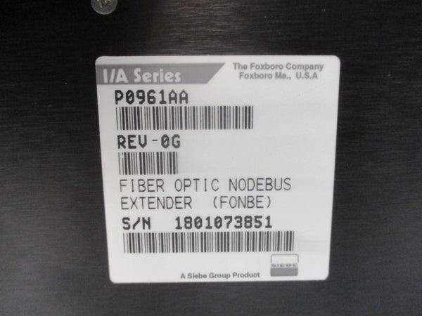 FOXBORO P0961AA REV. 0G NSNP