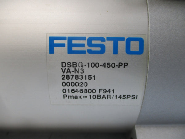FESTO DSBG-100-450-99VA-N3 28783151 145PSI NSNP
