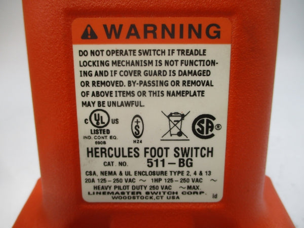 LINE MASTER HERCULES 511-BG 125-250VAC 20A NSMP