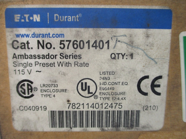 EATON DURANT 57601401 115V 0.2A NSMP