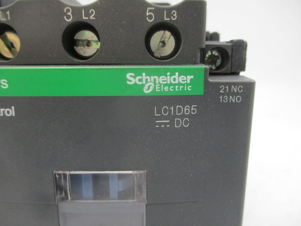 SCHNEIDER ELECTRIC LC1D65BD 24VDC 80A NSMP