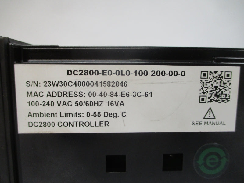 HONEYWELL DC2800-E0-0L0-100-200-00-0 100-240VAC NSMP