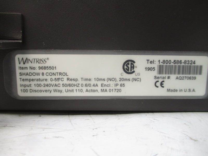 WINTRISS 9685501 100-240VAC 0.6/0.4A NSMP