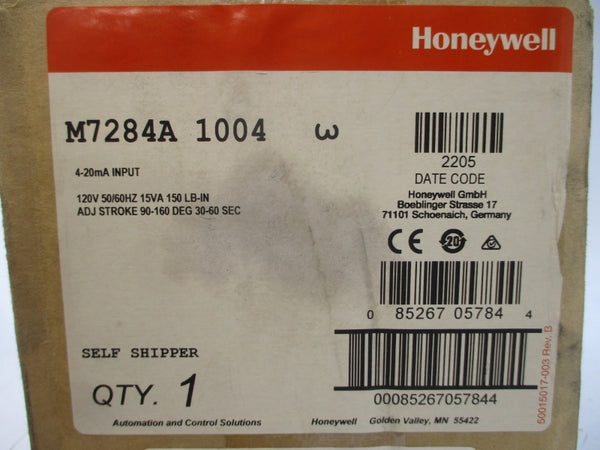 HONEYWELL M7284A1004 120V 30-60S NSMP