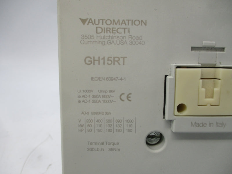 AUTOMATION DIRECT GH15RT 110-120VDC 350A NSNP