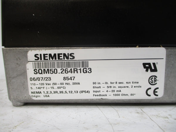 SIEMENS SQM50.264R1G3 110-120VAC NSMP
