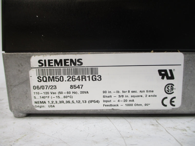 SIEMENS SQM50.264R1G3 110-120VAC NSMP