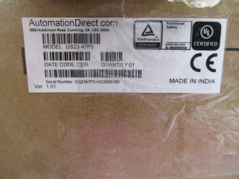 AUTOMATION DIRECT GS23-47P5 380-480V 14.3/17.3A NSMP