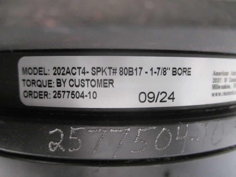 AMERICAN AUTOGARD 202ACT4-SPKT#80B17-1-7/8" NSNP