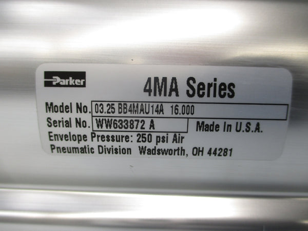 PARKER 03.25BB4MAU14A16.000 SER. 4MA 250PSI NSNP