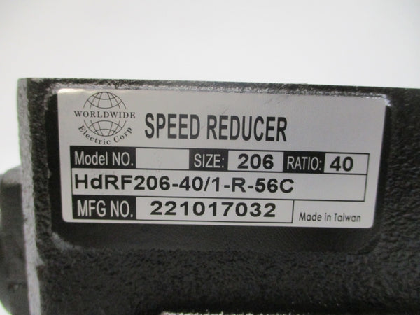 WORLDWIDE ELECTRIC HDRF206-40/1-R-56C+221017032 NSMP