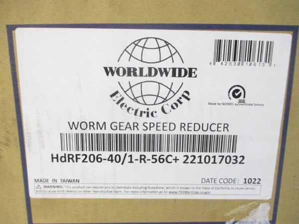 WORLDWIDE ELECTRIC HDRF206-40/1-R-56C+221017032 NSMP