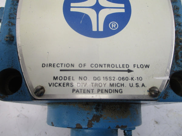VICKERS DG15S2-060-K-10 UNMP