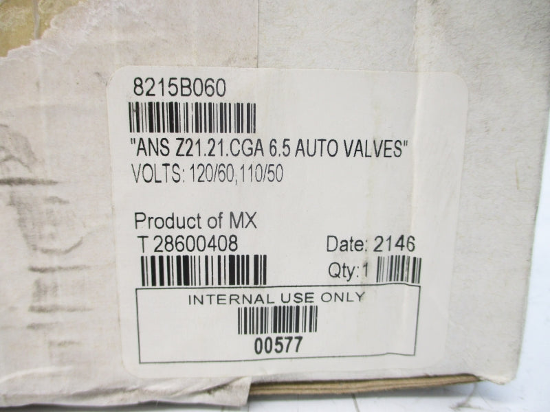 ASCO 8215B060 110/120V 25PSI 1-1/4" NSMP