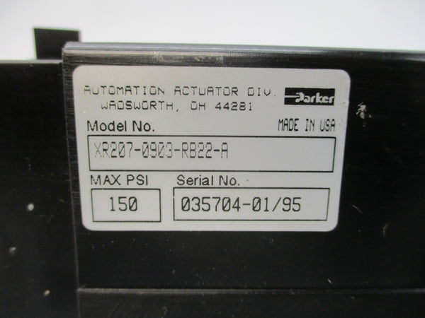 PARKER XR207-0903-RB22-A 150PSI NSNP