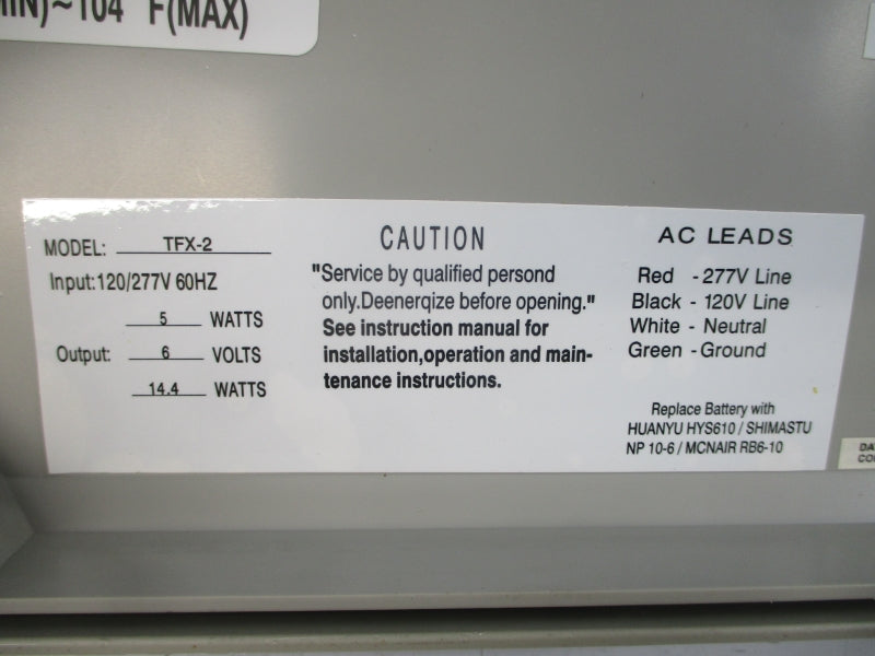 LIGHT FIXTURE TFX-2 120/277VAC NSNP