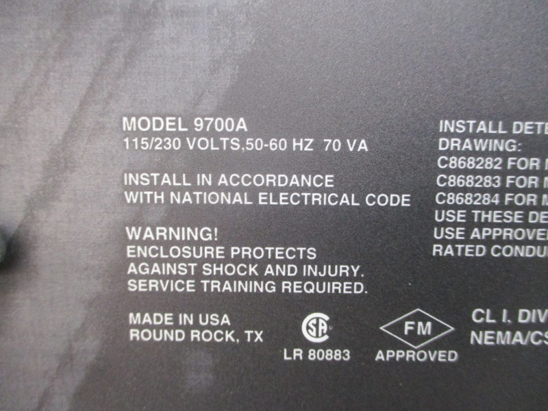 TN TECHNOLOGIES 9700A 115/230V NSNP