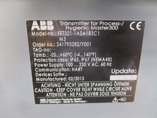 ABB FET321-1A0A1B3C1 100-230VAC NSNP