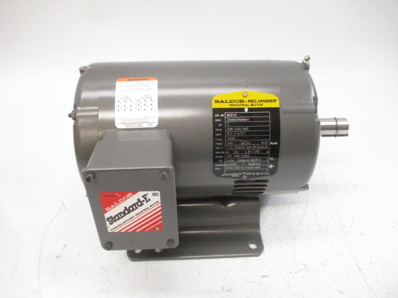 BALDOR M3210 35N830R986H1 208-230/460V 8.2-7.4/3.7A NSMP