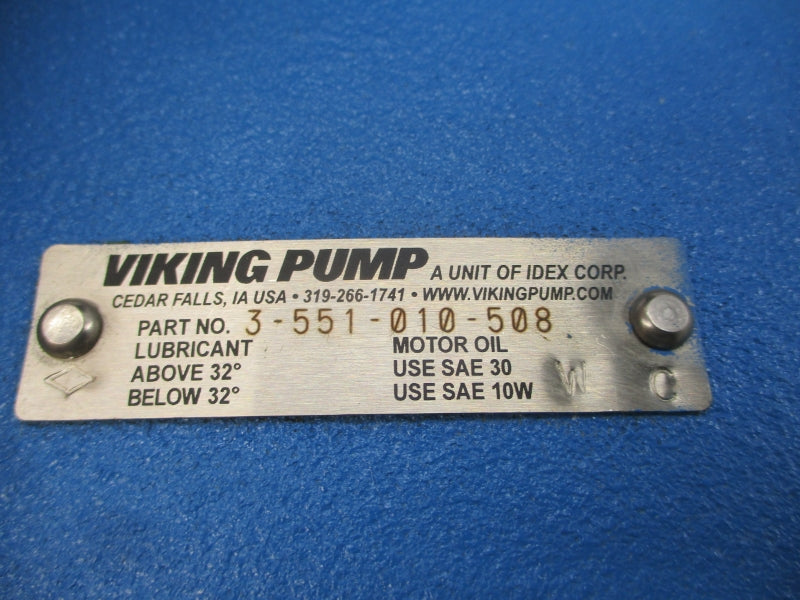 VIKING PUMP 3-551-010-508 NSNP