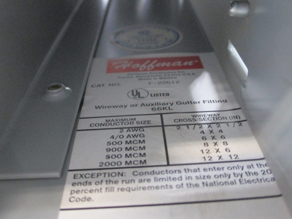 HOFFMAN F-22G12 (PKG OF 4) NSMP