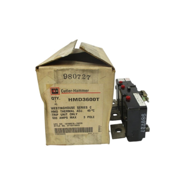 CUTLER HAMMER HMD3600T 371D372G25 SER. C 600A NSMP