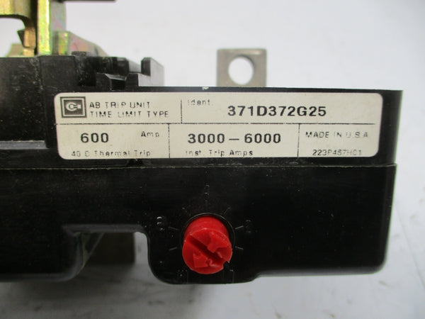 CUTLER HAMMER HMD3600T 371D372G25 SER. C 600A NSMP
