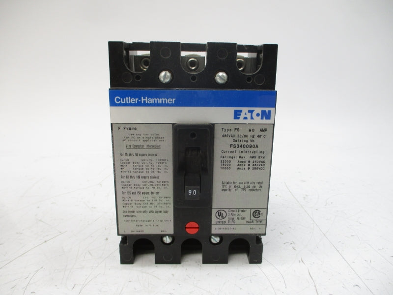 EATON FS340090A SER. A 480VAC 90A NSMP