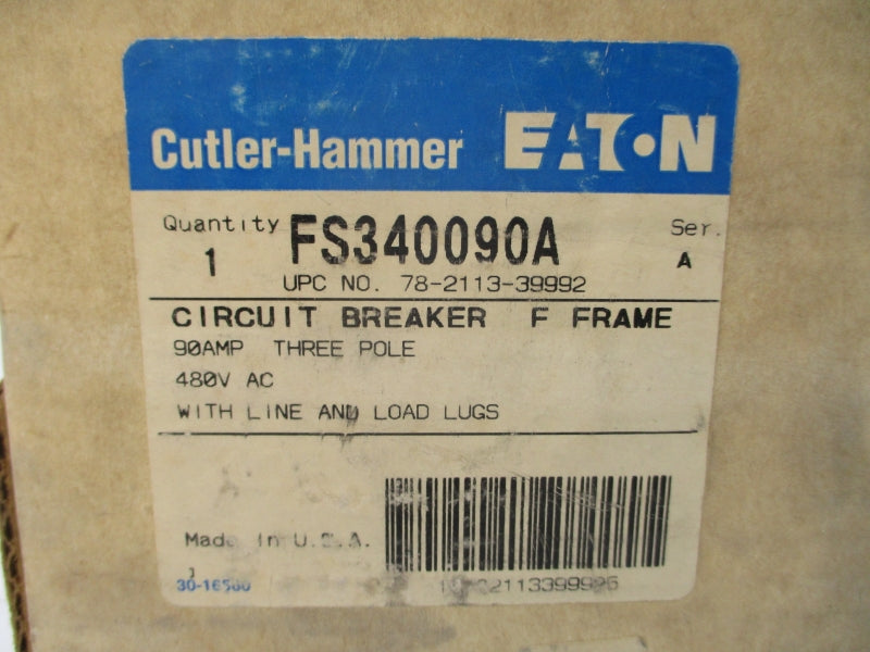 EATON FS340090A SER. A 480VAC 90A NSMP
