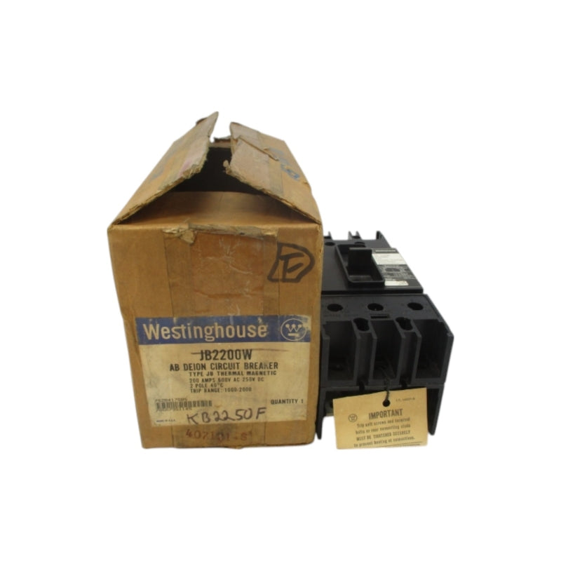 WESTINGHOUSE JB2200W 752B417G05 600VAC 200A NSMP