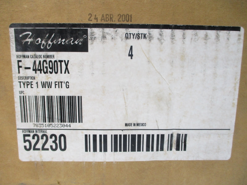 HOFFMAN F-44G90TX (PKG OF 4) NSMP