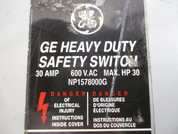 GENERAL ELECTRIC THN3361J 600VAC 30A UNMP