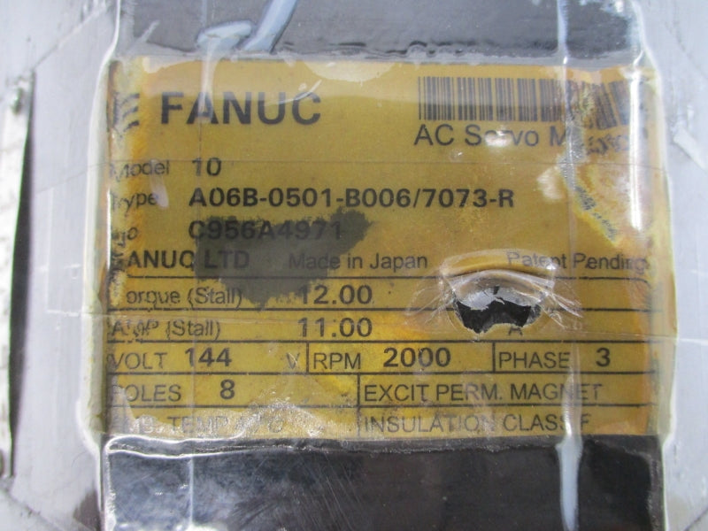 FANUC A06B-0501-B006/7073-R 144VAC 11.00A UNMP