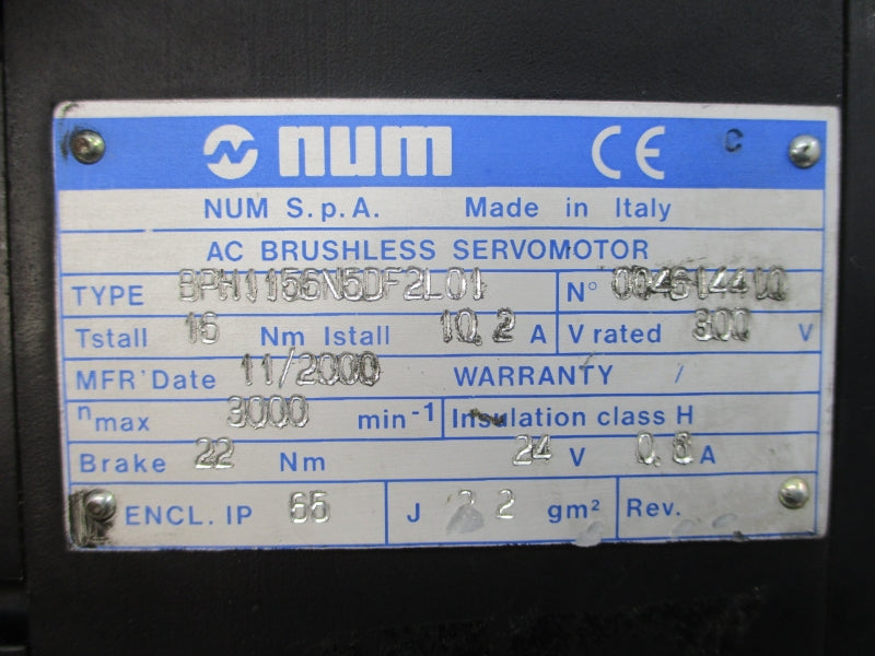 NUM BPH1156N5DF2L01 300VAC 10.2A NSNP