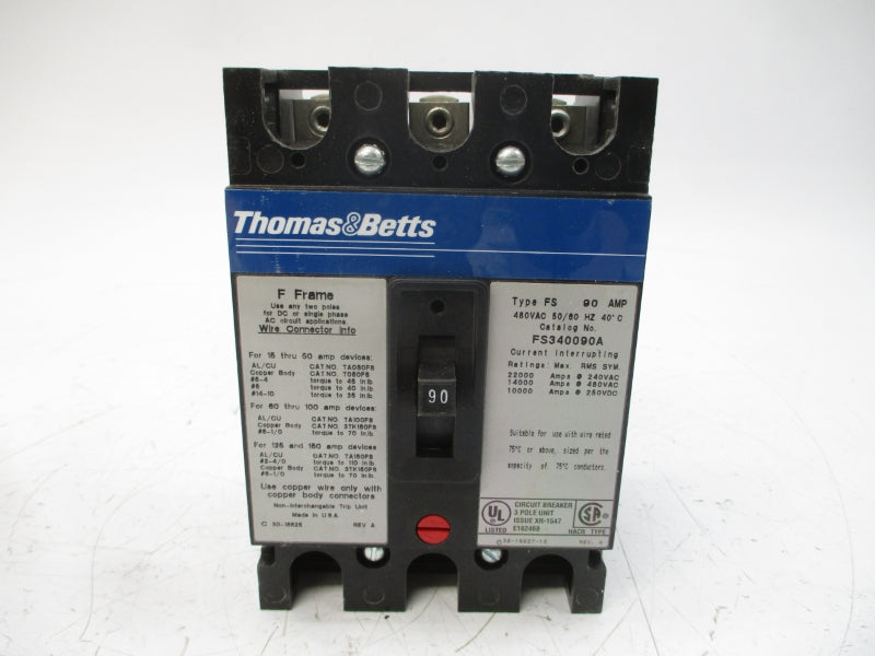 THOMAS & BETTS FS340090A 480VAC 90A NSMP