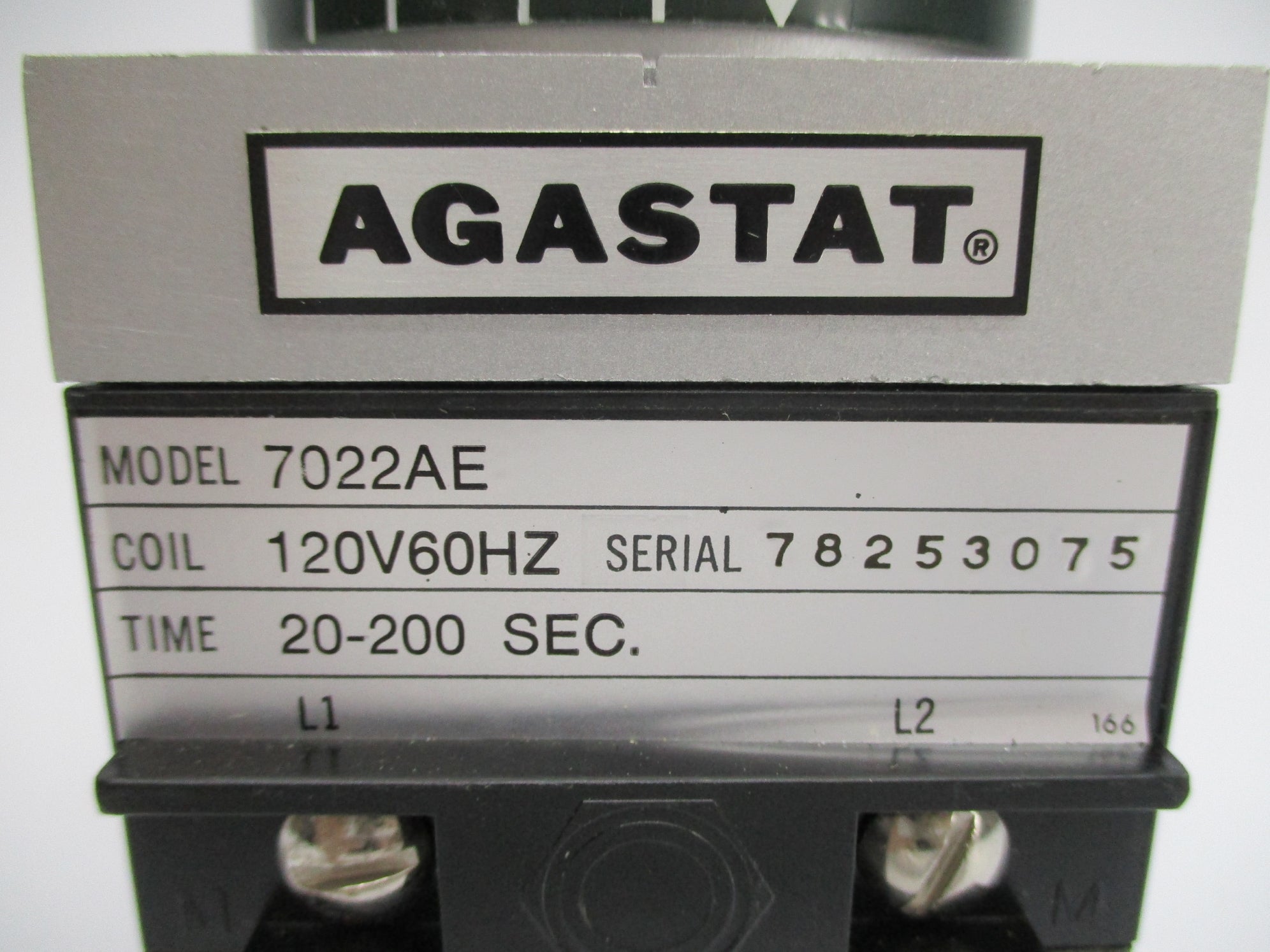 AGASTAT 7022AE 120V 20-200S NSNP