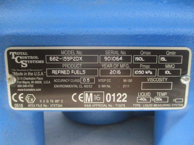 TOTAL CONTROL SYSTEMS 682-15SP2DX NSNP