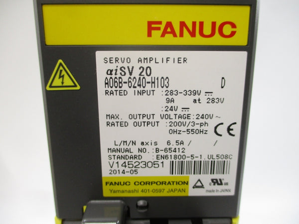 FANUC A06B-6240-H103 283-339V 9A NSMP