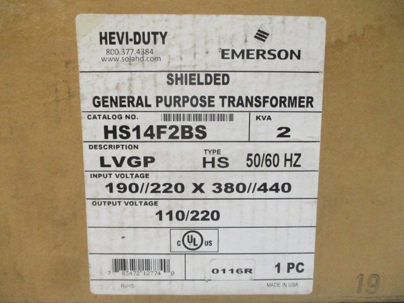 HEVI-DUTY HS14F2BS 380/440V NSMP
