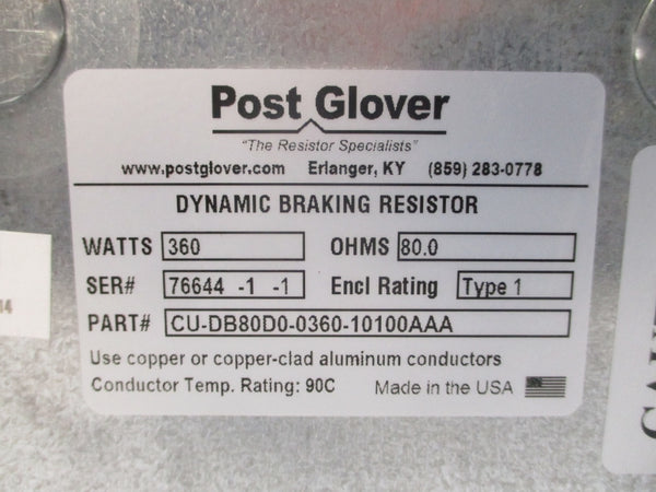 POST GLOVER CU-DB80D0-0360-10100AAA NSNP