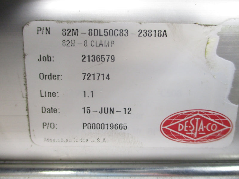 DESTACO 82M-8DL50C83-23818A-82M-8CLAMP NSNP