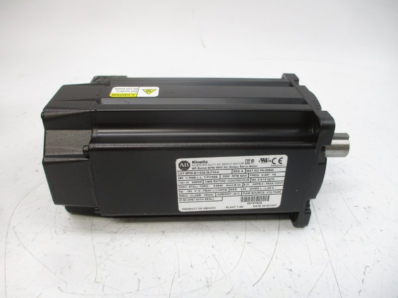 ALLEN BRADLEY MPM-B1153E-MJ72AA SER. A 480VAC 6.21A NSMP