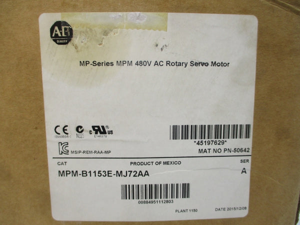 ALLEN BRADLEY MPM-B1153E-MJ72AA SER. A 480VAC 6.21A NSMP