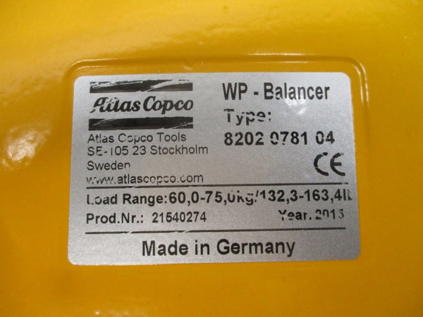 ATLAS COPCO 8202078104 123.3-165.4LBS NSMP