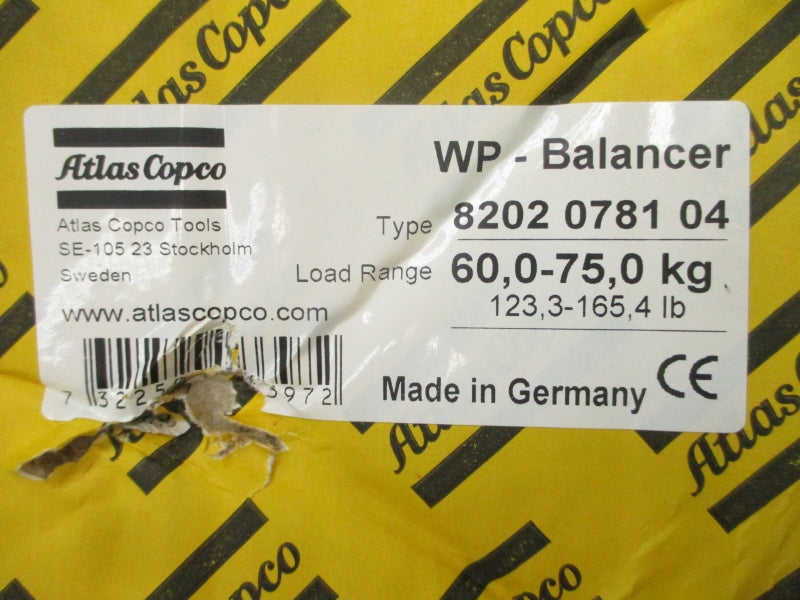 ATLAS COPCO 8202078104 123.3-165.4LBS NSMP